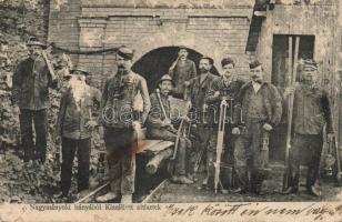 Officers in the mine of Nagymányok (EB)