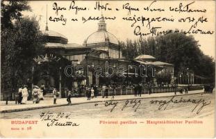 1904 Budapest XIV. Városliget, Székesfővárosi pavilon kávéház (EK)