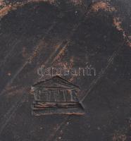 Kelta tál, múzeumi másolat, jelzéssel, d: 13 cm