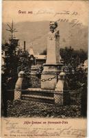 1916 Vatra Dornei, Dornavátra, Bad Dorna-Watra (Bukovina, Bukowina); Ziffer Denkmal am Hormuzachi Platz / monument (r)