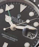 Rolex replika karóra, működik, kis kopásnyomokkal, d: 4,6 cm