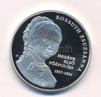 2017. 10.000Ft Ag "Kossuth Zsuzsanna - Hazánk első főápolója 1817-1854" kapszulában T:PP Adamo EM330