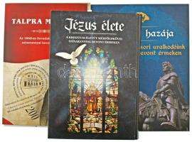 "Jézus élete", "Királyok hazája", "Talpra magyar" gyűjtői mappák bennü...