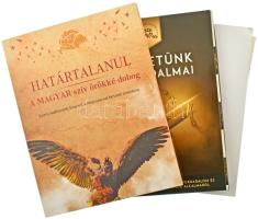 "Határtalanul" és "Nemzetünk Forradalmai" gyűjtői mappák, bennük a sorozatok kez...