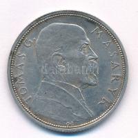 Csehszlovákia 1928. 10K Ag Masaryk T:XF patina Czechoslovakia 1928. 10 Korun Ag Masaryk C:XF patina Krause KM#12