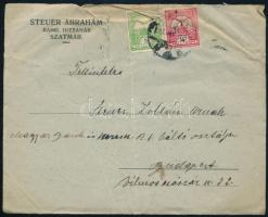 1916 Szatmár, Steuer Ábrahám rabbi, saját kezű levele fiának / Ábrahám Steuer rabbis letter