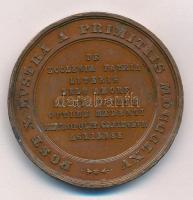 1865. "Kis-Apponyi Bartakovics Adalbert egri érsek papságának 50. évfordulója" bronz emlék...