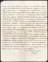 1915 Szatmár, Steuer Ábrahám rabbi, saját kezű levele fiának / Ábrahám Steuer rabbi's letter