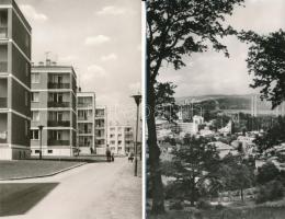 Ózd - 6 db MODERN város képeslap: Béke telep, ABC áruház, szovjet emlékmű (Képzőművészeti Alap)