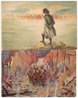 NAPOLEON - 12 db régi képeslap / 12 pre-1945 postcards