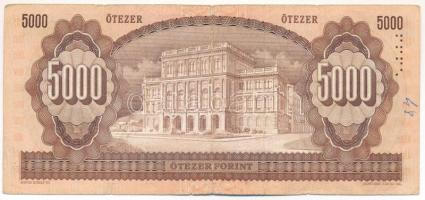 1995. 5000Ft "K 04804970" T:VG kis beszakadások
Adamo F52.1