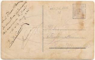 1921 Borosjenő, Borosineu, Ineu; vadász társaság / hunters. photo (EB)