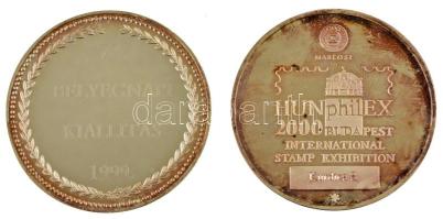 1999. "MABÉOSZ / 72. Bélyegnapi Kiállítás 1999." ezüstözött bronz emlékérem, kapszulában (...