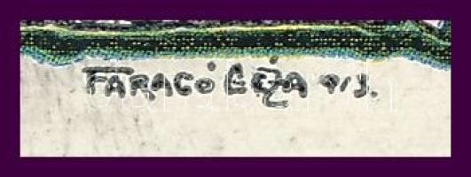 Faragó Géza (1877-1928): Ex libris Lipótvárosi Társaskör, 1913 (színes szecessziós klisgrafika). Kli...