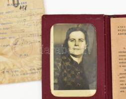 1952. Sztahanovista igazolvány és Csepel művek törzsgárda igazolvány