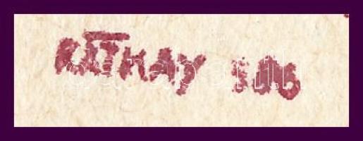 Rátkay Endre (1928 - 2011): Sex libris Tóth József Farkas, 1986. Nyomat, papír, jelzett a nyomaton, ...