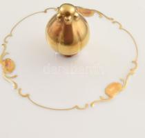 Bavaria aranymintával díszített levesestál pár, jelzéssel, hibátlan, d: 26 cm, m: 16 cm