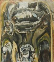 Vinkler László (1912-1980): Figuráció VII. olaj-farost 52x47 cm (hátoldalon hagyatéki pecséttel)