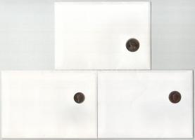 5db-os érmés boríték tétel, mind különféle: Turks- és Caicos-szigetek, Tuvalu, Tristan da Cunha, Cip...