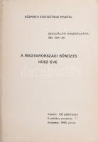 A magyarországi bűnözés húsz éve. Szolgálati használatra! Bp., 1985, KSH. 17p+6t. Megjelent 150 példányban, számozott példány: 17/150. Kiadói papírkötés.