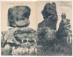 25 db RÉGI francia képeslap kősziklákkal / 25 pre-1945 French postcards with stone formations