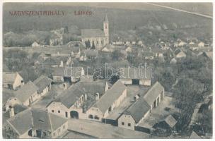 1912 Nagyszentmihály, Németszentmihály, Grosspetersdorf; látkép / general view