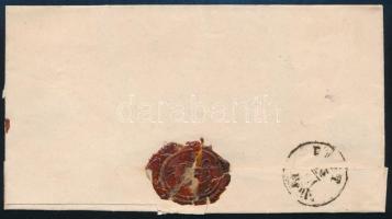 ~1864 5kr levélen "ERLAU" - Pest (hajtott / folded)