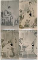 8 db RÉGI pornó fotó / 8 pre-1910 vintage pornographic photos