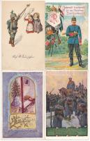 31 db RÉGI katonai képeslap, osztrák-magyar és német / 31 pre-1945 Austro-Hungarian K.u.k. and German military postcards