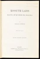 Gracza György: Kossuth Lajos élete és működése. Magyar művészek rajzaival. Bp.,[1913.], Lampel R. (Wodianer F. és Fiai) Rt.,VIII+304 p. Harmadik kiadás. Félvászon-kötésben, névbélyegzéssel.