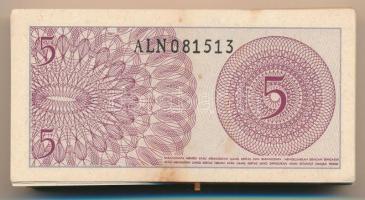 Indonézia 1964. 5s (101x) sorszámkövető sorozatokkal T:AU közte kevés F 
Indonesia 1964. 5 Sen (101...