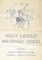 Nagy László emlékház Iszkáz plakát Nagy László lovas grafikájával 60x85 cm