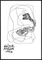 Bálványos Anna (szerk.): Gádor Magda. Szobrok és rajzok.Sculptures and drawings. Keserü Katalin tanu...