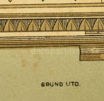1941 Judaika halotti emlék tábla litografált grafikával. / Judaica litho tables 42x30 cm
