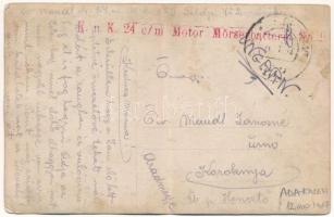 1918 Mandl katonatiszt levele Törökországból, fotó egy helyi nővel / WWI Hungarian military, soldier...