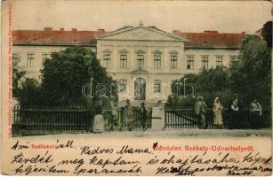 1902 Székelyudvarhely, Odorheiu Secuiesc; reáliskola. Dragomán cég kiadása / school (EK)