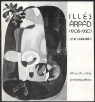 1968-91 Illés Árpád festőművész 5 db kiállítási katalógusa. Fekete-fehér képekkel, Illés Árpád repro...