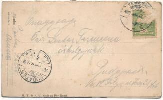 1908 Újtátrafüred, Neu-Schmecks, Novy Smokovec (Magas-Tátra, Vysoké Tatry); utca. 2 részes kinyithat...