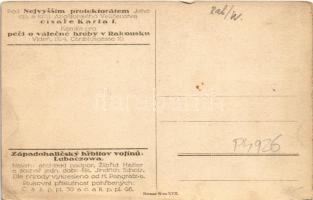 Lubaczów, West Galicia WWI military heroes cemetery. Architect Zibrid Haller and Jindrich Scholz s: ...