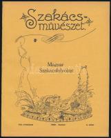 1929 Szakácsművészet A magyarországi szakácsok havi szakfolyóirata VII. évf., 1929. junius 5. sz. Korabeli reklámokkal. Bp., Jupiter-ny., hajtásnyommal, 20 p