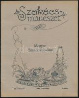 1929 Szakácsművészet A magyarországi szakácsok havi szakfolyóirata VII. évf., 1929. augusztus 6. sz. Korabeli reklámokkal. Bp., Jupiter-ny., 16 p