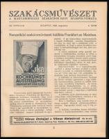 1929 Szakácsművészet A magyarországi szakácsok havi szakfolyóirata VII. évf., 1929. augusztus 6. sz....