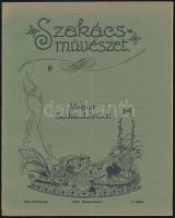 1929 Szakácsművészet A magyarországi szakácsok havi szakfolyóirata VII. évf., 1929. szeptember 7. sz. Korabeli reklámokkal. Bp., Jupiter-ny., hajtásnyommal, 16 p