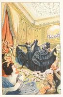 Ady Endre válogatott versei. Vál.: Dóczy Jenő. Jaschik Álmos illusztrációival. Bp., 1921, Pallas, 23...