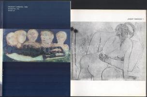 Orosz János (1932-2019) festőművész, 3 db kiállítási katalógus: Orosz János festőművész kiállítása. ...