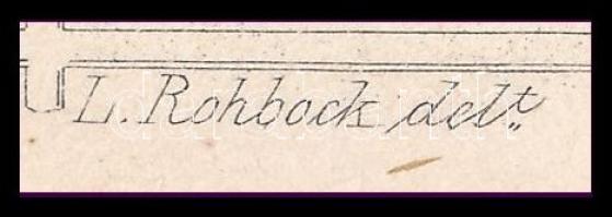 cca 1850-1860 Ludwig Rohbock (1820-1883) - Franz Hablitschek (1824-1867): Városliget Pesten, acélmet...