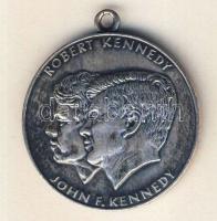 USA 1968. "Robert és John F. Kennedy" Ag emlékérem 9,3g T:2