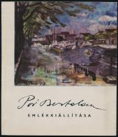 Pór Bertalan (1880-1964) emlékkiállítása. Szerk.: Oelmacher Anna. Bp.,1966, Magyar Nemzeti Galéria. Fekete-fehér képekkel, Pór Bertalan műveinek reprodukcióvai gazdagon illusztrált. Kiadói papírkötés.