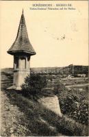 1915 Segesvár, Schässburg, Stila. Török emlék / Türken-Denkmal Thürmchen auf der Steilau / Turkish tower (EK)
