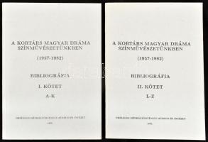 A kortárs magyar dráma színművészetünkben (1957-1982.) Bibliográfia. I-II. köt. A bibliográfiát összeáll., szerk. és a mutatót készítette: Némethné Ferstek Ilona. Bp.,1990,Országos Színháztörténeti Múzeum és Intézet. Kiadói papírkötések.